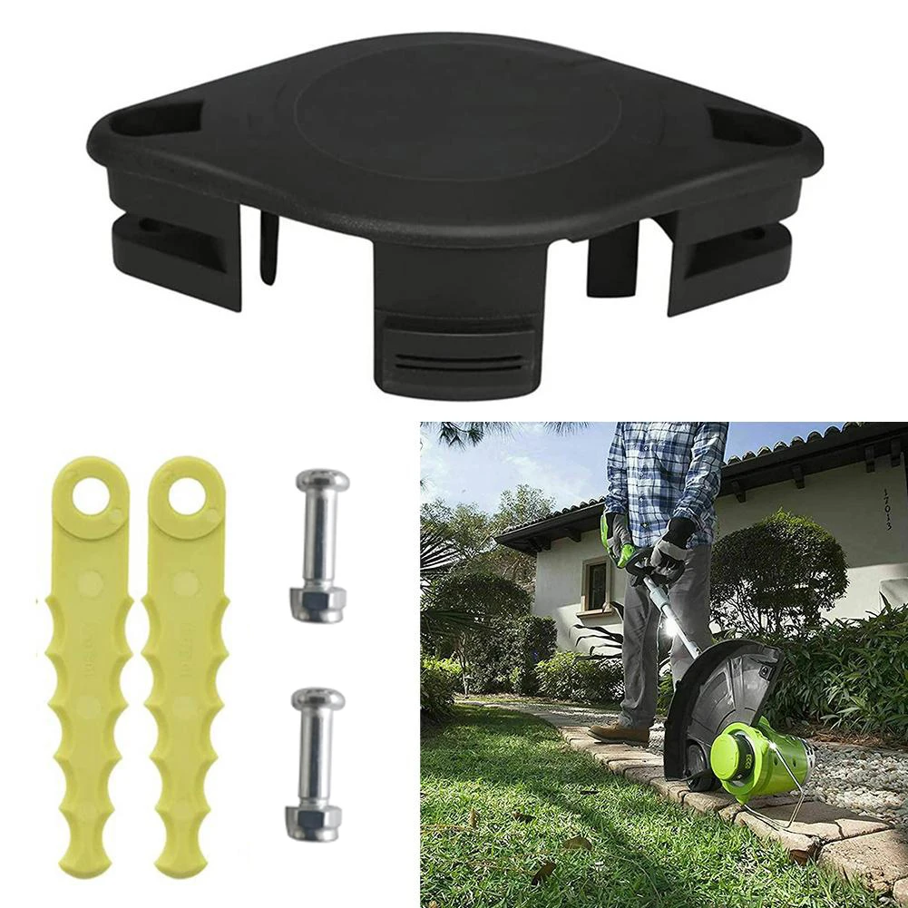 For Ryobi 18V 24V 40V 2 In 1 Pivoting Fixed Line And Bladed Head String