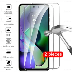 Premium Tempered Glass Screen Protector - Pack of 2 - Moto G14 4G (2 Pieces)