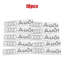 3D Metal Emblem Auto Decor Decals & Car Window Stickers (10Pcs Audi)