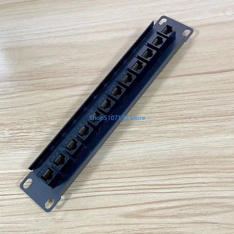 87HD 12 포트 CAT5E RJ45 w/back bar wallmount 또는 rackm 용 커플러 패치 패널을 통해