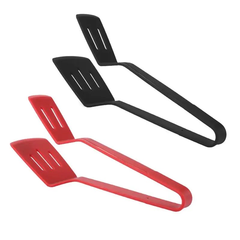 

2-in-1 Portable Double Sided Flipping Spatula Fish Turner Fried Fish Clamp Kitchen Food Spatula Grilling Spatula For Fried Steak