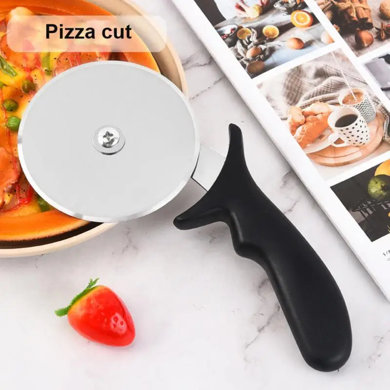 Stainless Steel Pizza Wheels&Cutter Round Pizza Divider & Knife Pastry Pasta Dough Baking