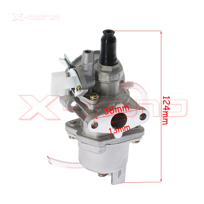Motorcycle Carburetor Carburetor Pocket Bike 47cc 49cc Engine Carb Steel 44mm Air Filter For 2 stroke Mini Moto Quad ATV Dirt Bike Go Kart Buggy