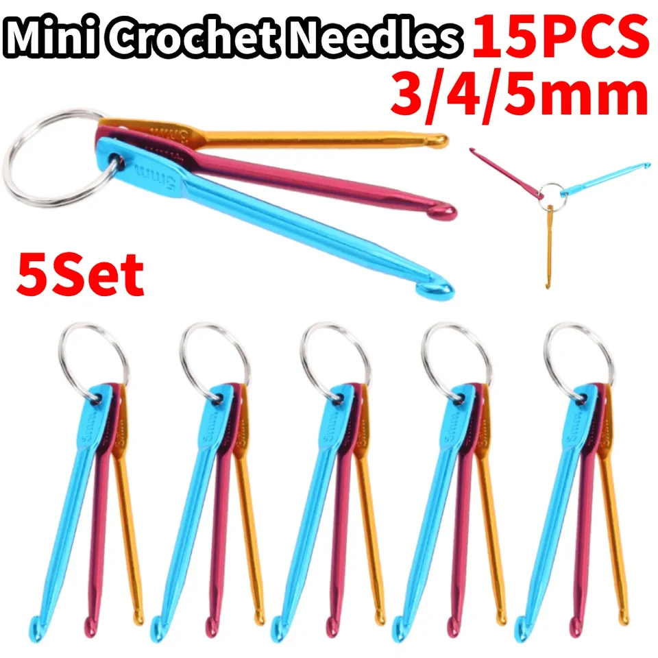 Haakpatroon Mini Sleutelhangers - Maantje, Bloemetje & Kopje