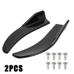 Car Bumper Spoiler Front Rear Lip Anti - collision Universal Side Skirt - 1 Pair (2PCS)