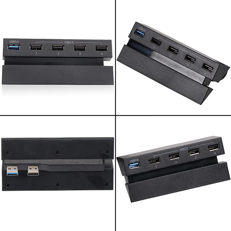5 Port HUB USB 3.0 High Speed Charger Controller Splitter Expansion for PS4