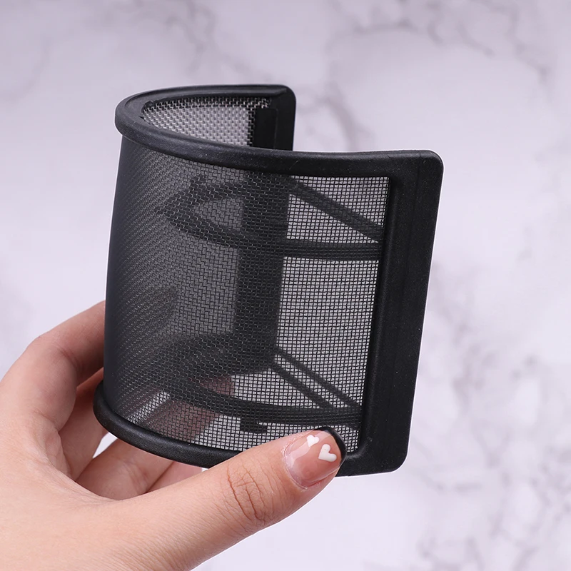 Universal Microphone Pop Filter 1pc Condenser Microphone PC Studio Recording Metal Windscreen