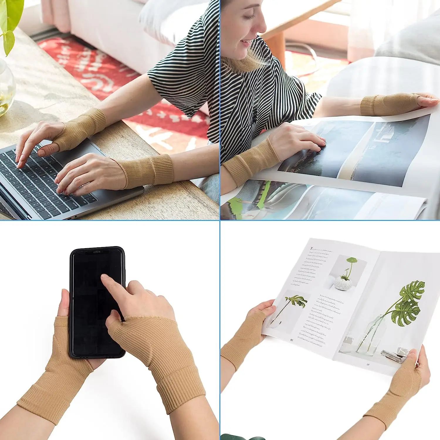 1Pair Thumb Arthritis Compression Gloves,comfortable Compression Glove with Soft Gel Pads,wrist Support Braces,Pain relief BEST SELLERS