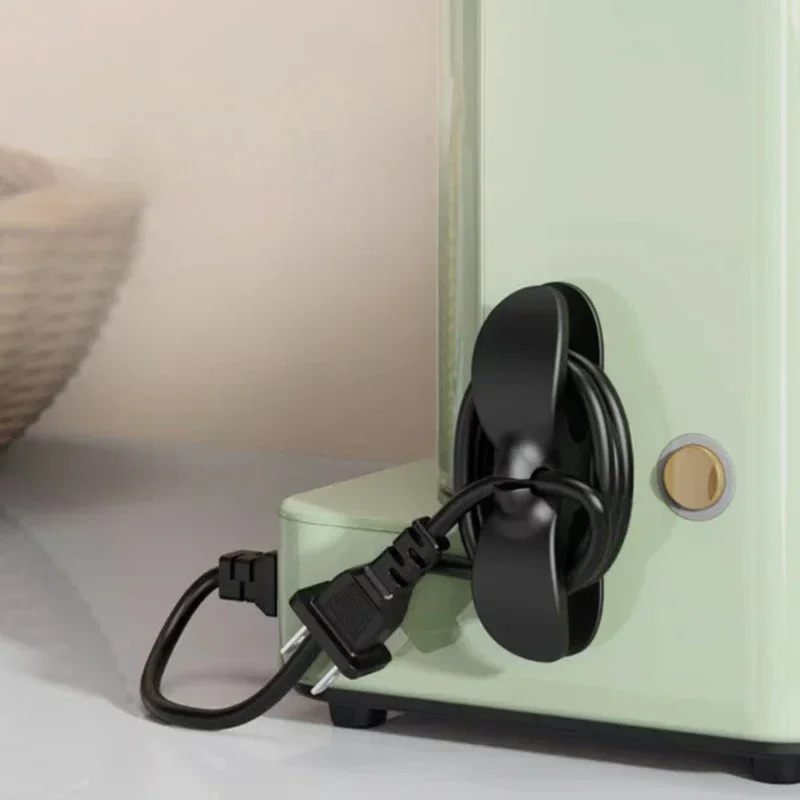HOT Kitchen Appliance Cable Organizer Rice Cooker Wire Storage No Drill Holder Household Power Cord Management Tool 2