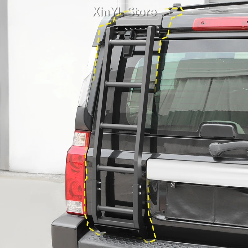 Jeep Grand Cherokee 2006-2010 용 금속 뒷문 확장 등산 사다리 자동차 외장 액세서리
