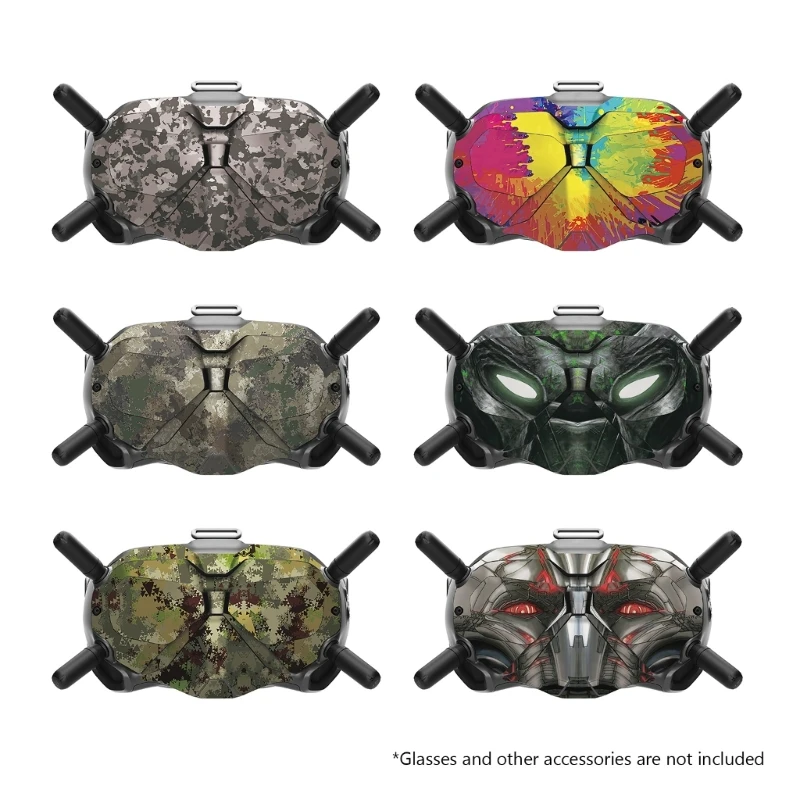 1pc Sticker Decals Skin Protective Cover For Avata FPV Goggles Accessories Scratch Resist Stickers Waterproof Sticker