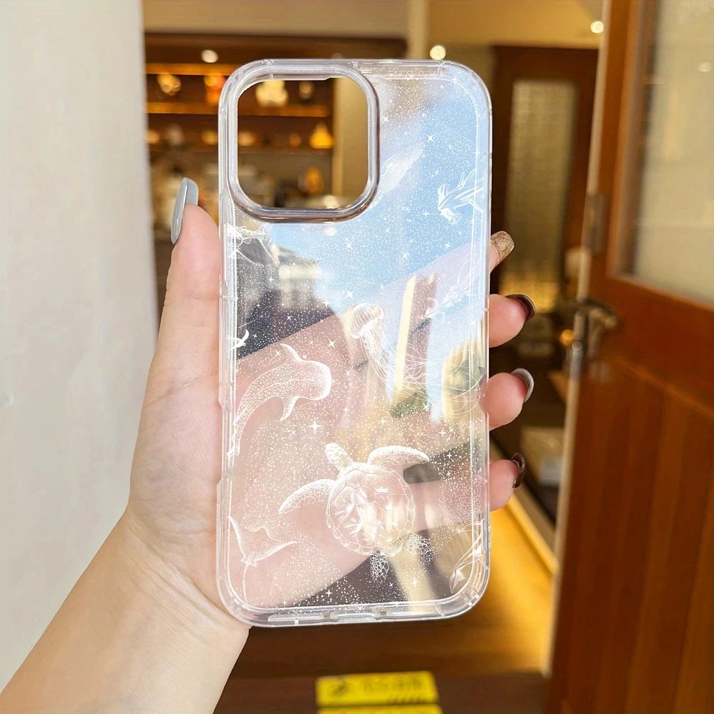Seaside Cowboys Ocean Transparent Phone Case Cover