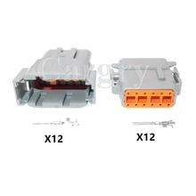 1 Set 12P DTM06-12S ATM06-12S Auto Waterproof Socket High Quality Car Wire Connector DTM04-12P ATM04-12P