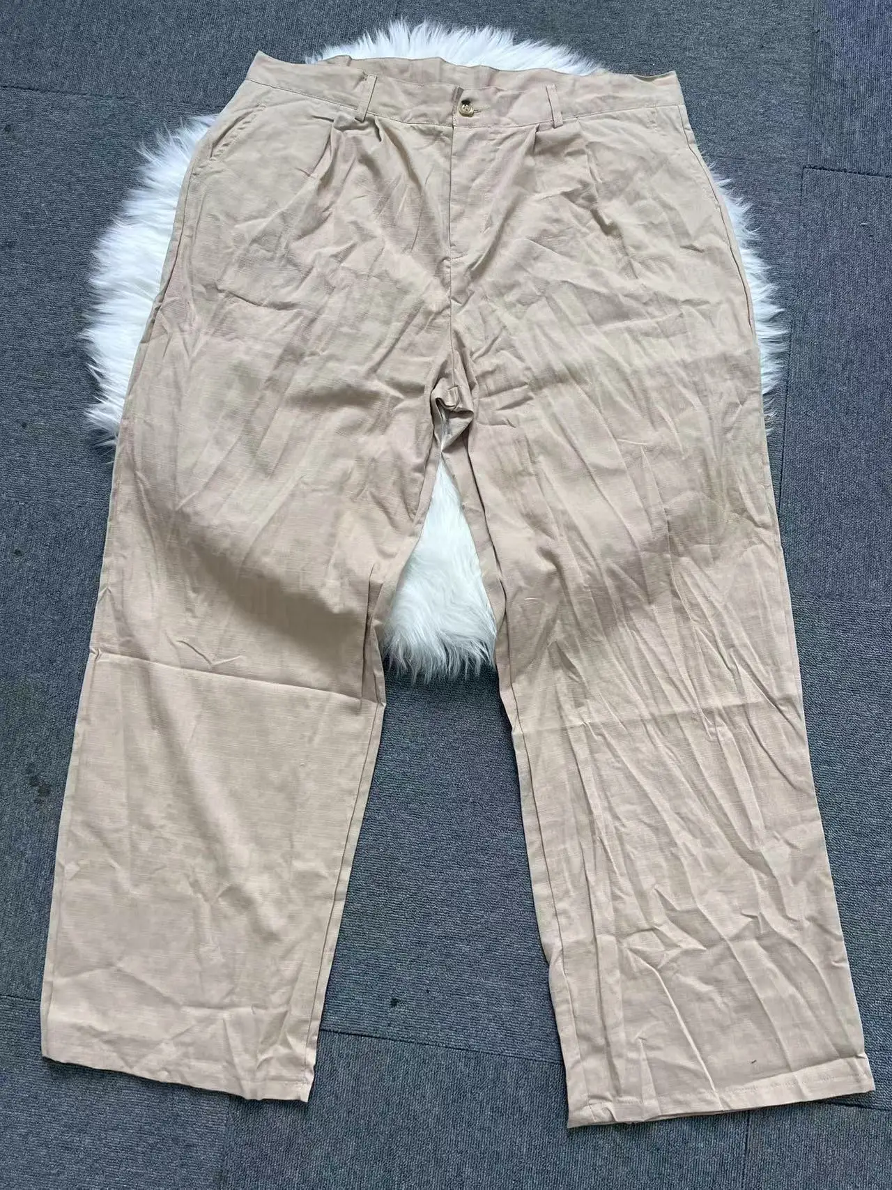 Men's Linen Pants Casual Straight Leg Solid Color Comfortable Men's Underwear Breathable Daily Vacation Fashionable Pants casual pants cotton linen pants