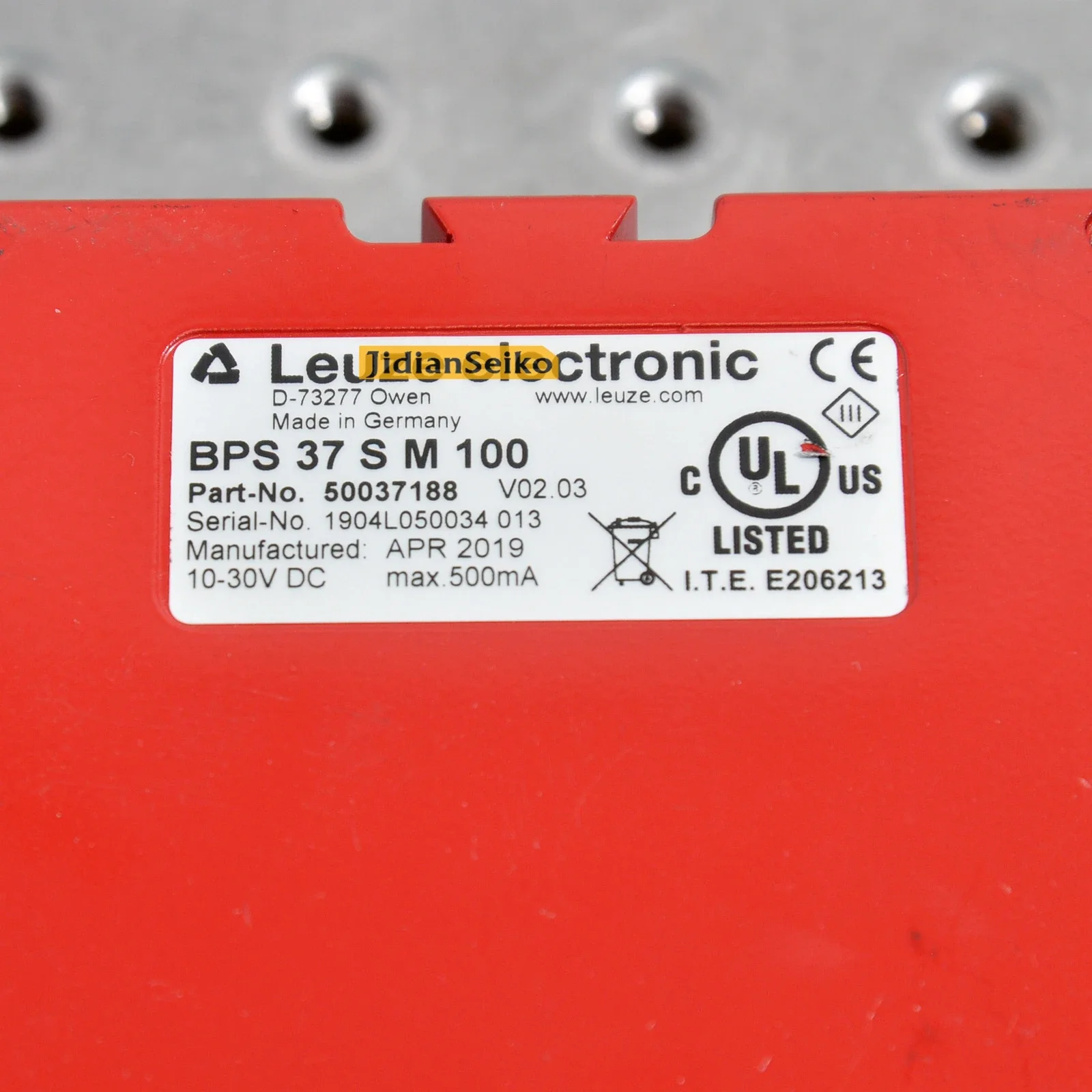 ߰ German Positioning System LEUZE BPS 37 S M 100 D-73277 Owen Spot 50107684 50107684