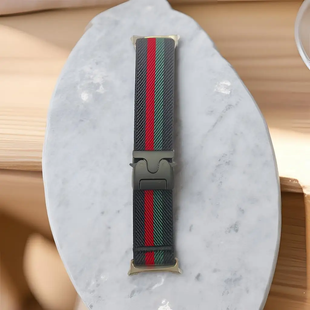 Braided Elastic Sport Bracelet for Smartwatch - Versatile Adjustable Band