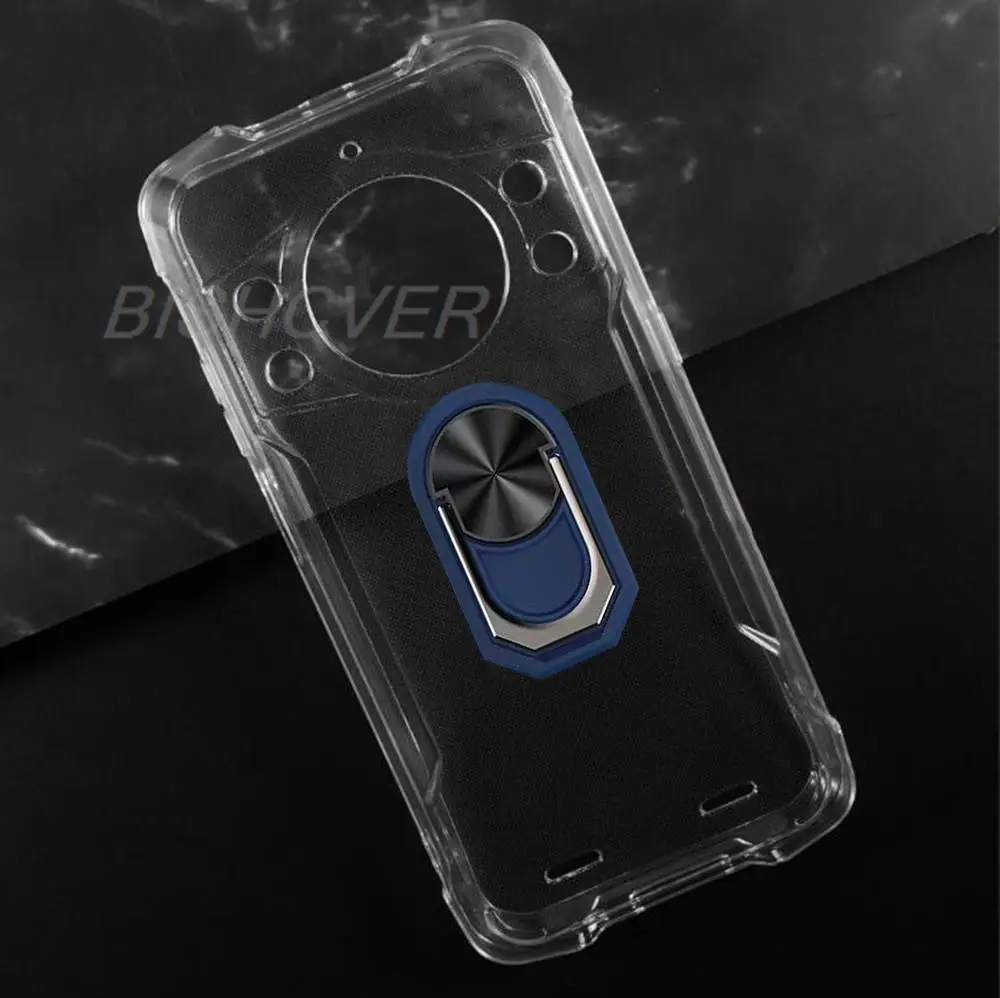 Luxury Shockproof Ring Holder FOR Cubot KingKong 9 6.58" CubotKingKong KingKong9 Case Soft Silicone TPU Protective Holder Cover 3