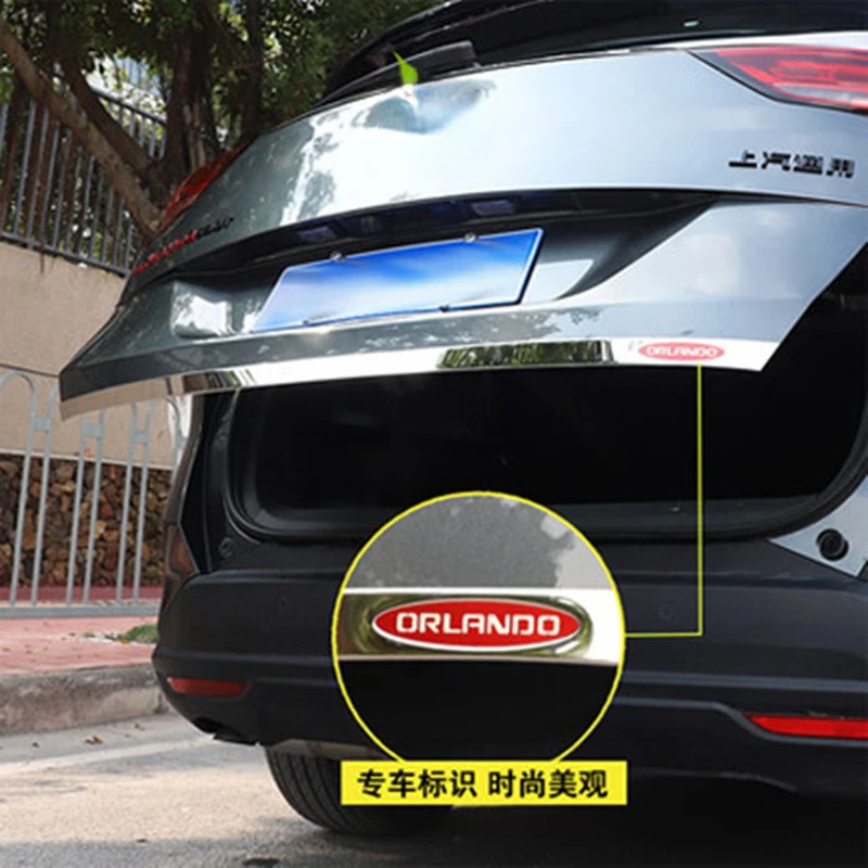 

For Chevrole Orlando Car Trunk Cover Vehicle Door Protector Guard Scuff Plate Accessories Quality Stainless Steel Chrome Styling