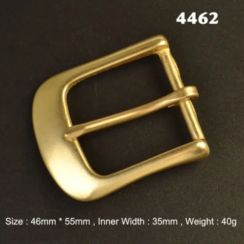 Premium Solid Brass Pin Buckle for Leather Craft and Belt Replacement