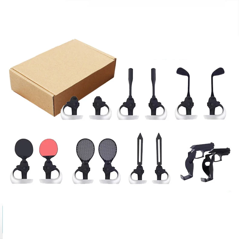 Per Psvr2 Grip 14-In-1 Body Sport Kit Per Psvr2 Sport Racket + Game Stock + Lightsaber Set