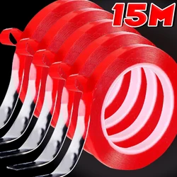 Ultra - Strong Double - Sided Transparent Nano Tape - Waterproof Acrylic Adhesive Strip - 9M- (3rolls)