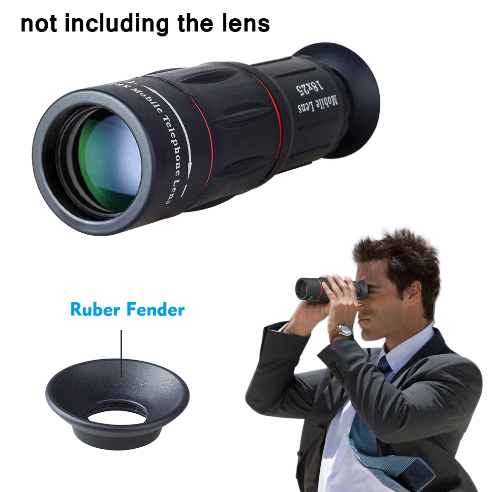 APEXEL Telescope Phone Lens Clip with 17mm Thread for Camera Lens Universal Monocular Metal Clip for iPhone X XS Samsung Xiaomi 5