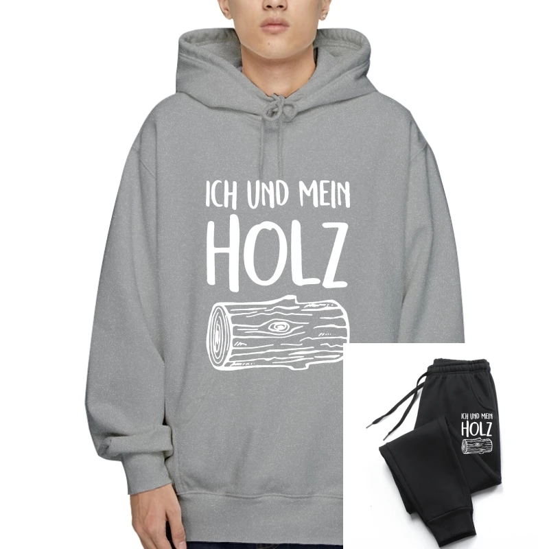 

Lustiges Damen T-Sweatshirt Hoodies Ich und mein Holz Winter Moonworks