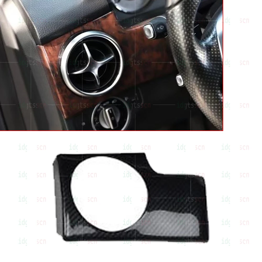 Kaufe Carbon Faser Für Mercedes Benz GLK X204 Innen Schalthebel AC CD taste  Panel Tür Armlehne Abdeckung Trim Auto Aufkleber