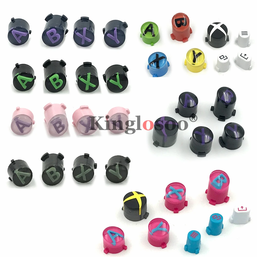 Substituição Abxy Botões de Partida Conjuntos Kits para Xbox Série x s Controlador Compartilhar Teclas Menu Voltar Botão Sincronização
