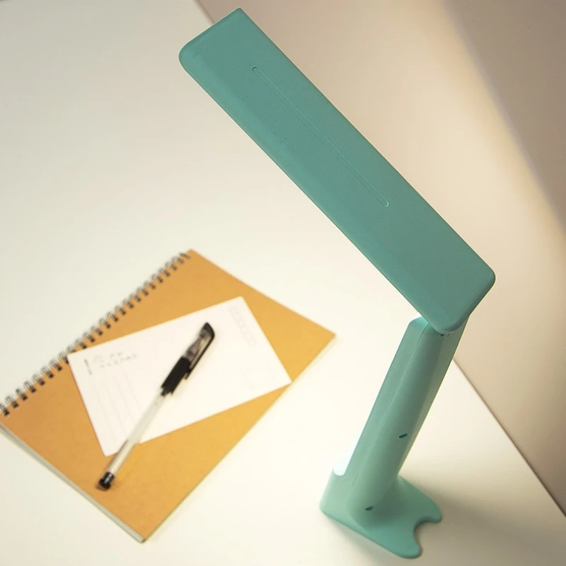 LED 접이식 책상 램프, USB 충전 터치 컨트롤, 조도 조절 데스크탑 눈 보호, 독서, 공부, 사무실 침실 침대 옆 램프
