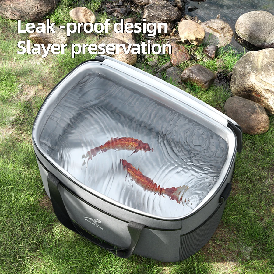 30L Large Capacity Insulated Bag, Refrigerated Bag, Refrigerator Lunch Long-lasting Refrigeration, Easy to Fold