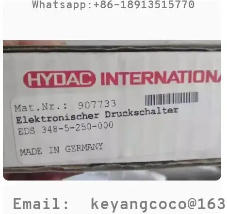 HYDAC Pressure Sensor Switch VD 2 D.O/-L24 03/06 VD 5 D.0 /-L24 EDS 348-5-250-000 HDA 4446/4745-A-400-000 HDA 8446-A-0250-000
