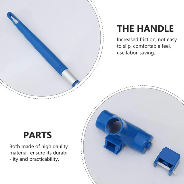 ชุดตาข่ายทําความสะอาดสระว่ายน้ํา แปรงทําความสะอาดลึก ด้ามจับหัวดูดสูญญากาศสําหรับสระว่ายน้ําพร้อมปลั๊ก US 5