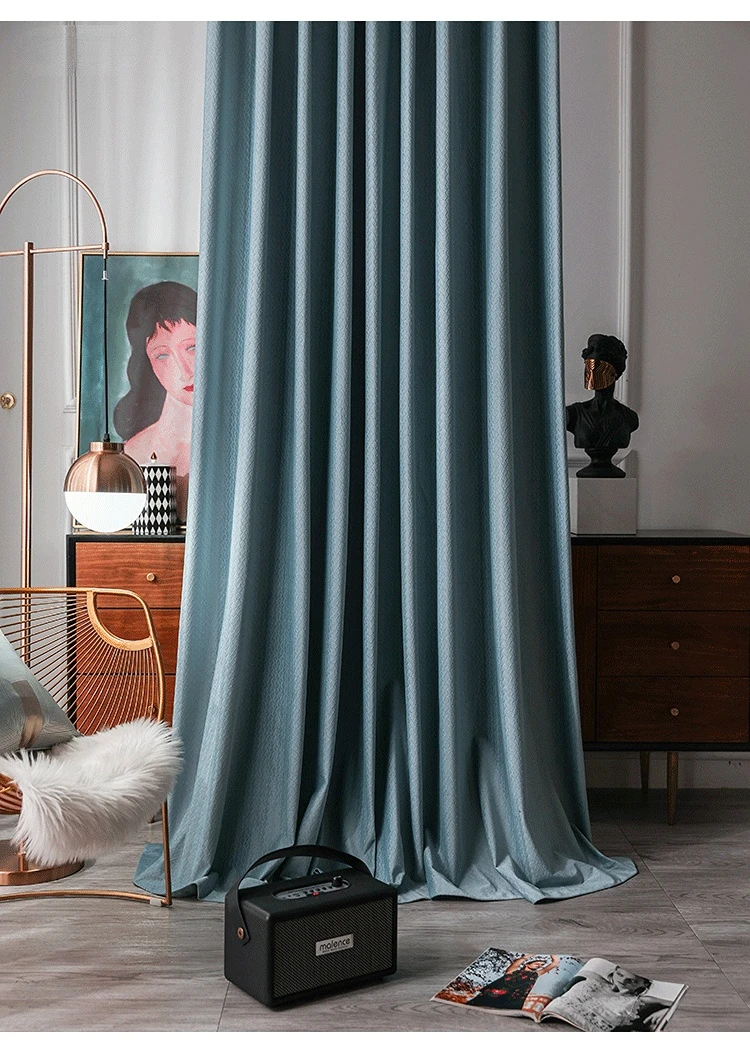 janela cortina, tamanho personalizado, luxo nórdico textura