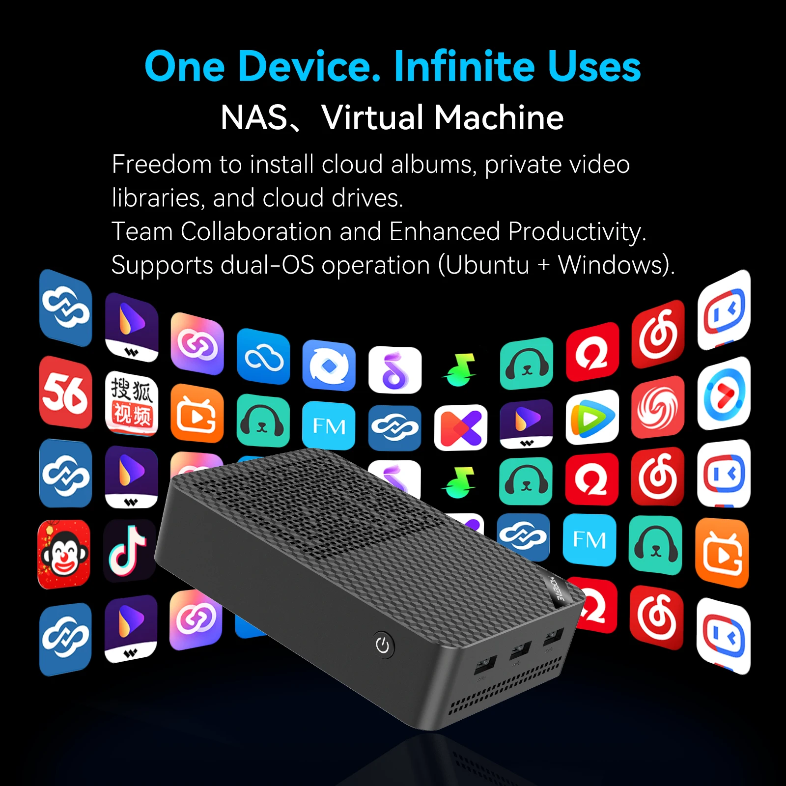 MOREFINE M10S Mini pc N150 (up to 3.6GHz)12GB DDR5 RAM 16TB M.2