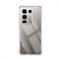 Shockproof Airbag Full Protection TPU Soft Case - Ultimate Protective Cover for Infinix Note 50s (Transparent)