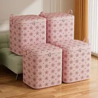 With Handle Clothes Storage Bins Clothes Organizer Foldable Quilt Storage Bag Dust-Proof Large Capacity Closet Storage Box 1