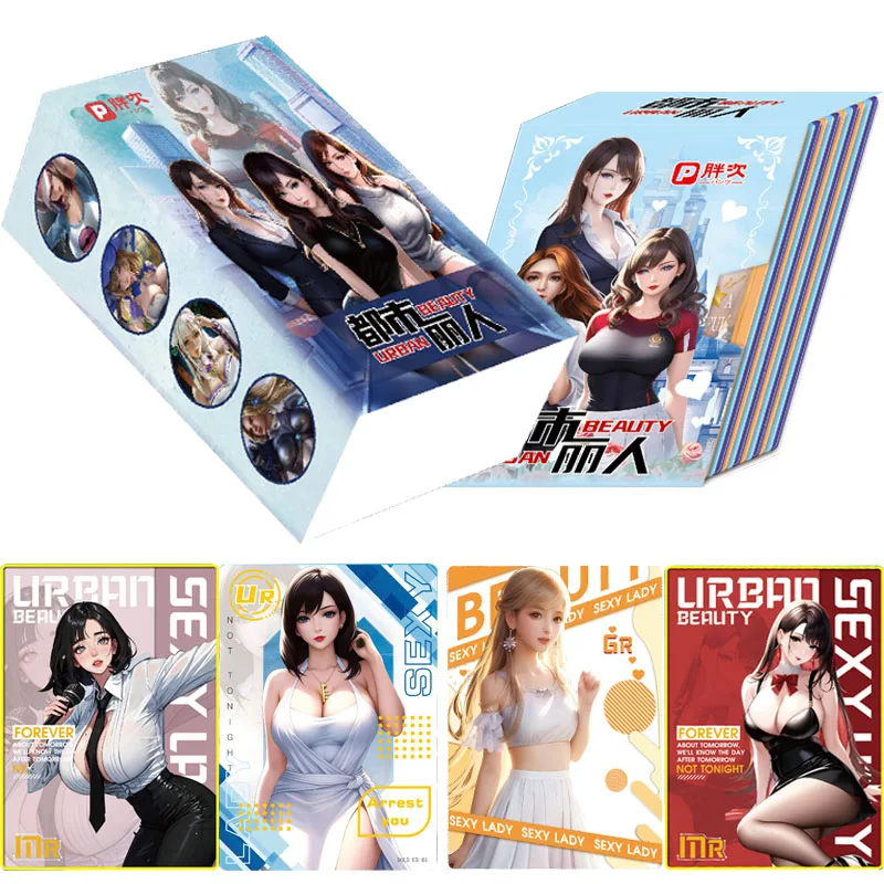 New Urban Beauty Card Box Anime Sexy Girl Party Feast Mr Gp Cp Cards Collection Playing Game Board Table Toys For Children Gift