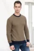 AIOPESON Cotton Spliced Pullovers Sweater Men Casual Warm O-neck Quality Mens Knitted Sweater Winter Fashion Sweaters for Men 6