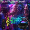 Star Projector, Galaxy Projector for Bedroom, Music Speaker Sound Activated Remote Control/Timer, Starry Night Light Projector 4