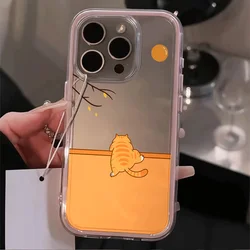 Adorable Cartoon Cat Shockproof Phone Case - Galaxy S23 Ultra (FE - T3686)