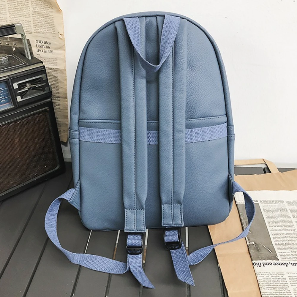 Fashion Backpack High Quality PU Leather Women's Backpack for Teenage Girls School Shoulder Bag Bagpack Mochila Backpack 2026