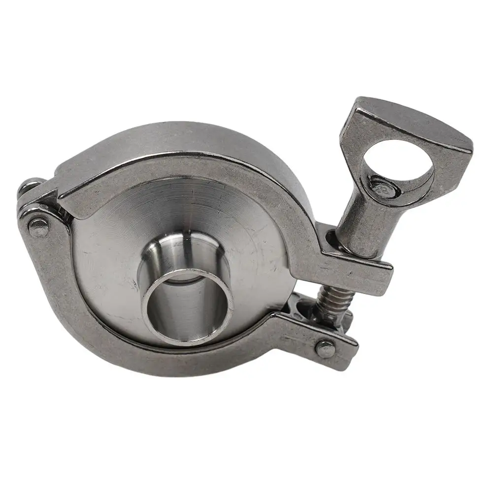 

Parts Pipe Fittings SS304 Sanitary Weld Tri Clamp 19mm-102mm Ferrule OD 3/4-4 In Stainless Steel 304 1 Set Building