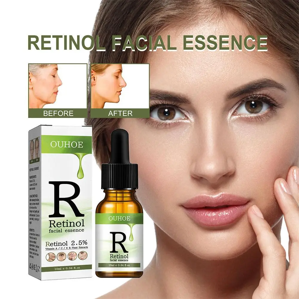Retinol Serum Anti Wrinkle Fade Dark Spots Vitamin C Facial Serum