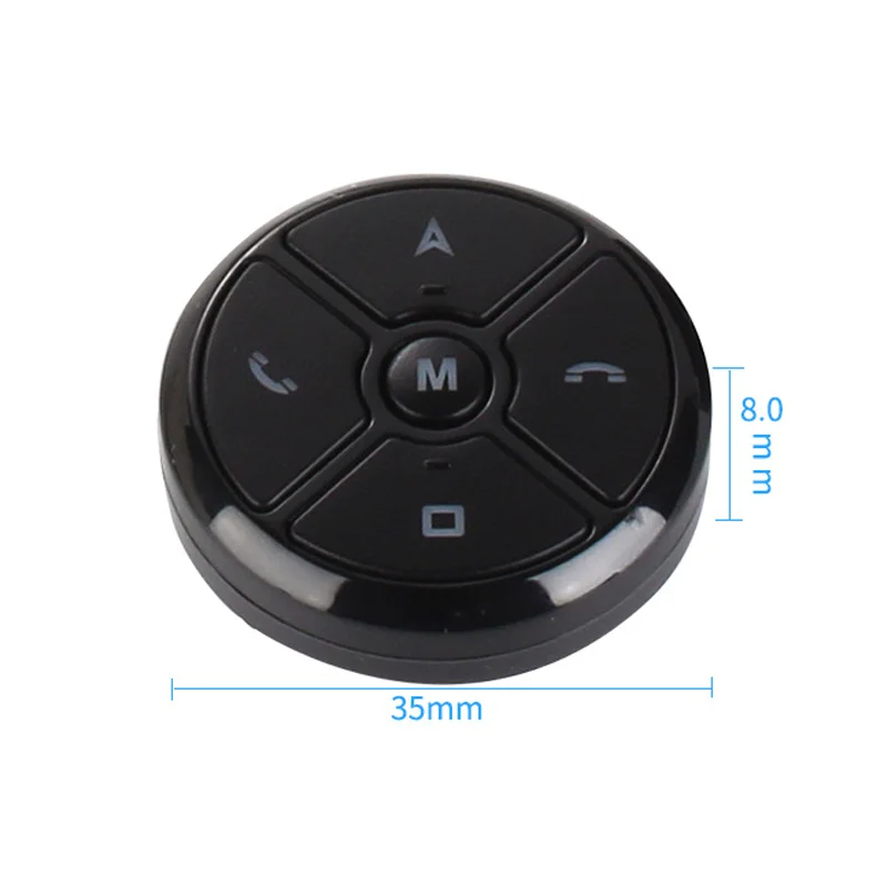 JUSTNAVI 10 Keys Wireless Car Steering Wheel Control Button for Car Radio Multimedia GPS Navig Head Unit Remote Control Button