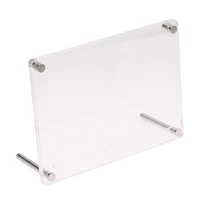1PC Record Display Rack CD Picture Display Stand Card Holder Transparent Acrylic Photo Frame Household Album Bedroom Album Racks 1