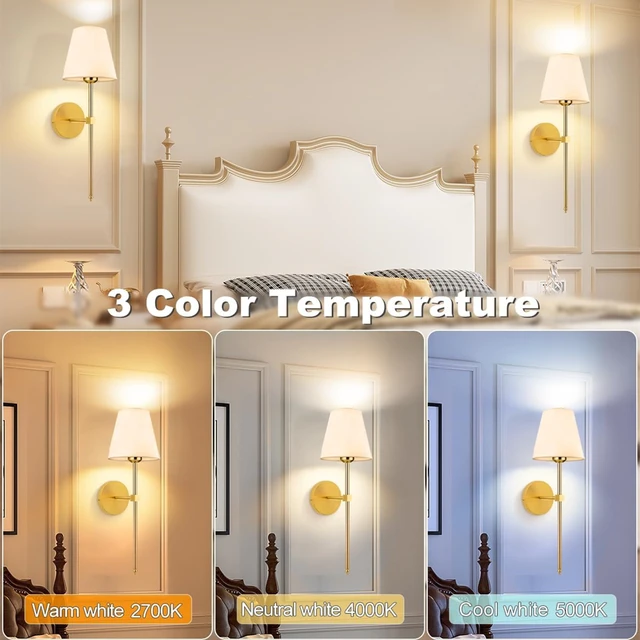 Wireless battery powered wall lamp rechargeable wall lamp dimmable detachable bulb remote control 10 color wireless wall lamp 3