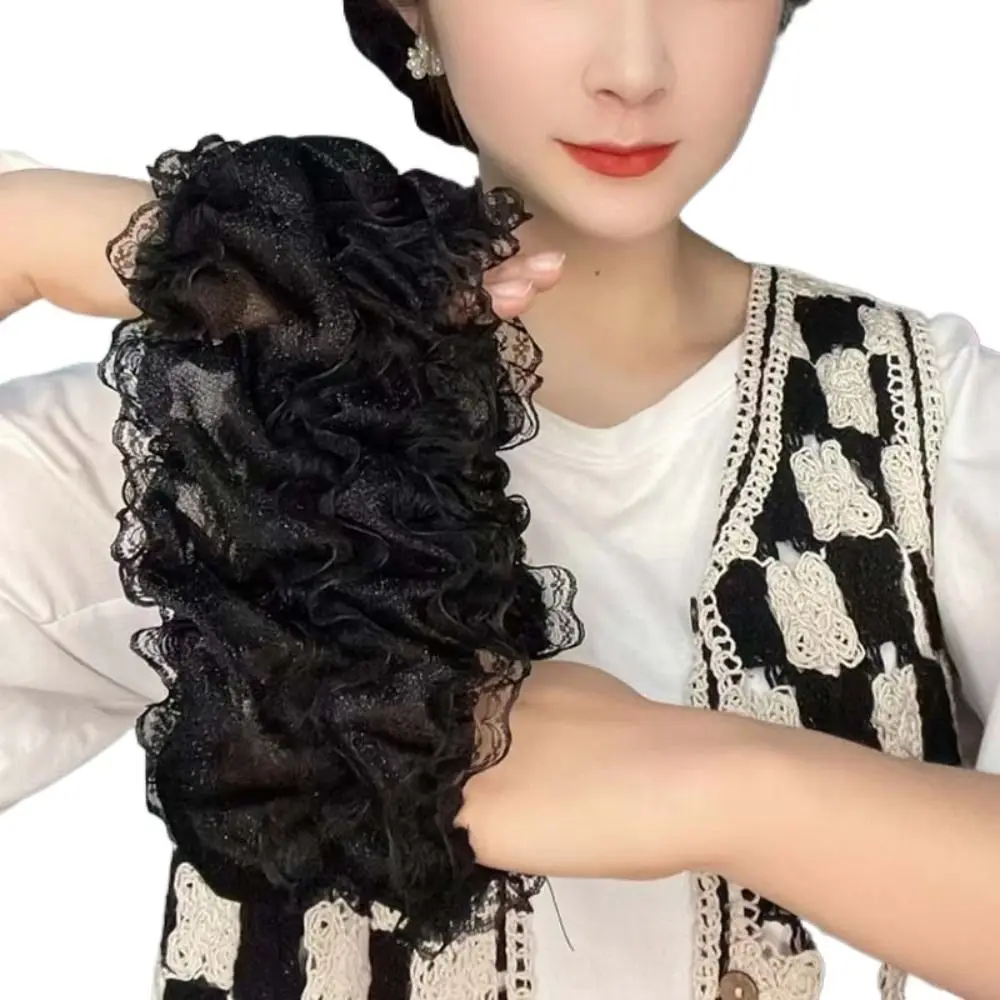 

Breathable Turban Hats Fashion Lace Muslim Headscarf Elegant Summer Beanie Hat Women