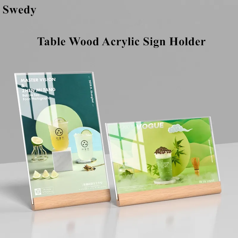 A6 100X150MM Slanted Clear Plastic Acrylic Sign Holder Display Stand Restaurant Table Menu Holder Exhibition Poster Frame 10 pieces 8x12cm acrylic price label holders display stands promotion clear plastic table sign holder paper card holder frame
