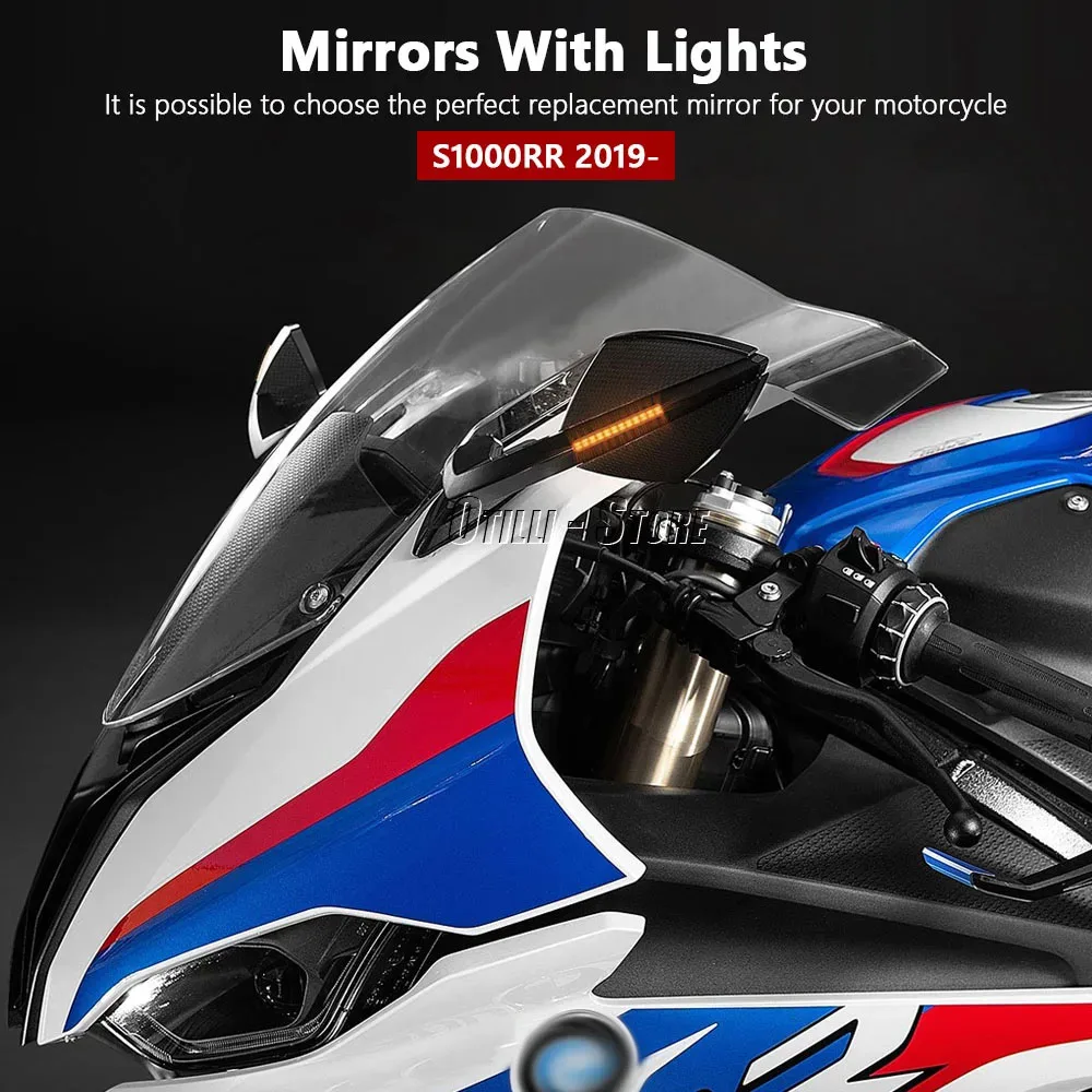 【S1000RR用】Otilli バイク ミラー Amazon | OTILLI オートバイウィングミラー 調節可能 回転バック